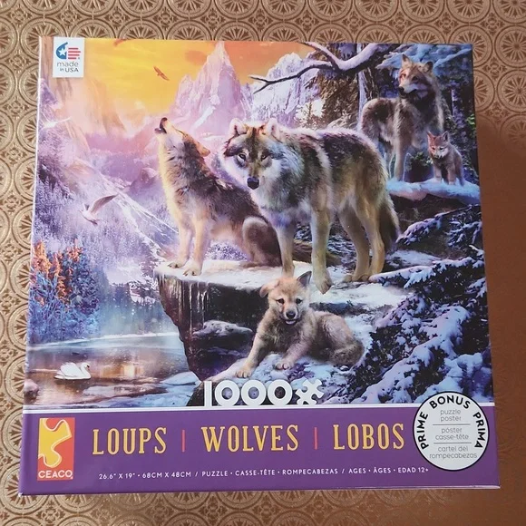 Wolf Puzzle 1000 Piece NWT