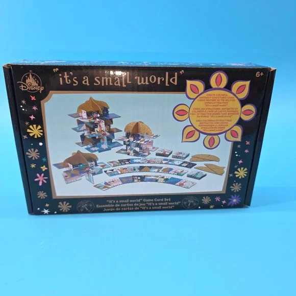 Disney‎ It's a Small World Game Card Set Building Structure Toy Ages 6+