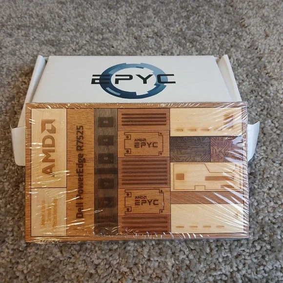 AMD EPYC Processors Decorative Wooden Puzzle