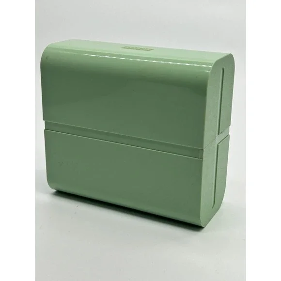 Vintage 80s Clinique Green Hard Plastic Large 