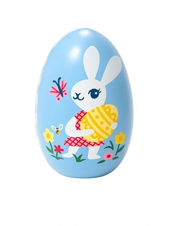 Target Spritz 2020 Bunny & Plaid Decorative Easter Egg New