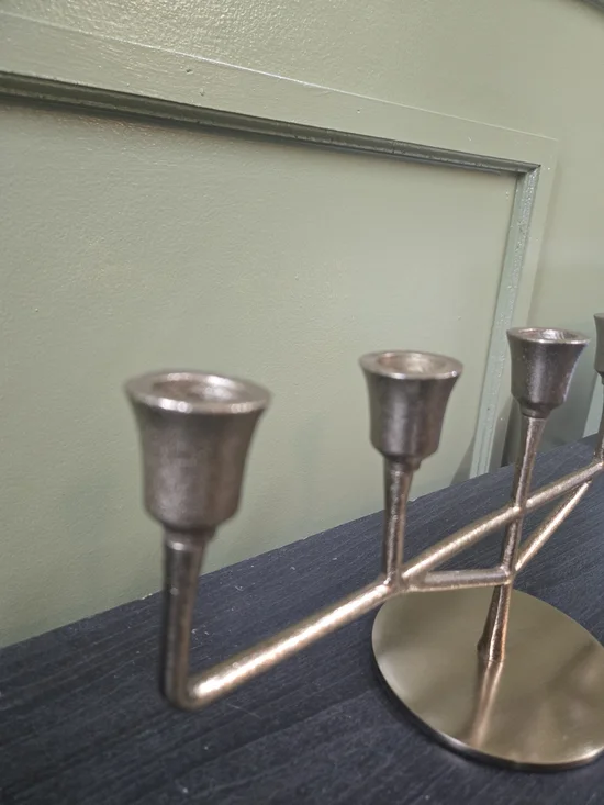 Target Metallic Gold Multi-Arm Candle Holder