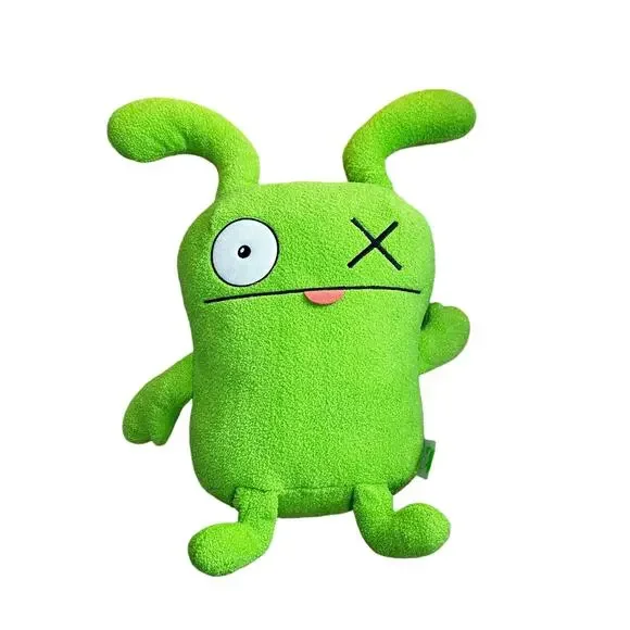 Vtg 2003 Uglydoll OX Green Plush Stuffed Doll Toy 12