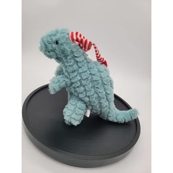 Manhattan Toy Little Jurassics Nibble T-Rex Plush Stuffed Animal Dinosaur Bluish