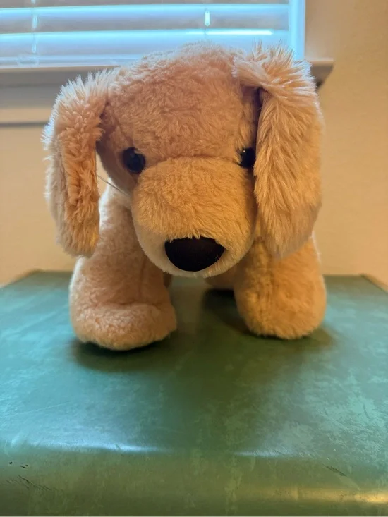 Plush Golden Brown Dog Toy - Soft Puppy Stuffed Animal Build a Bear