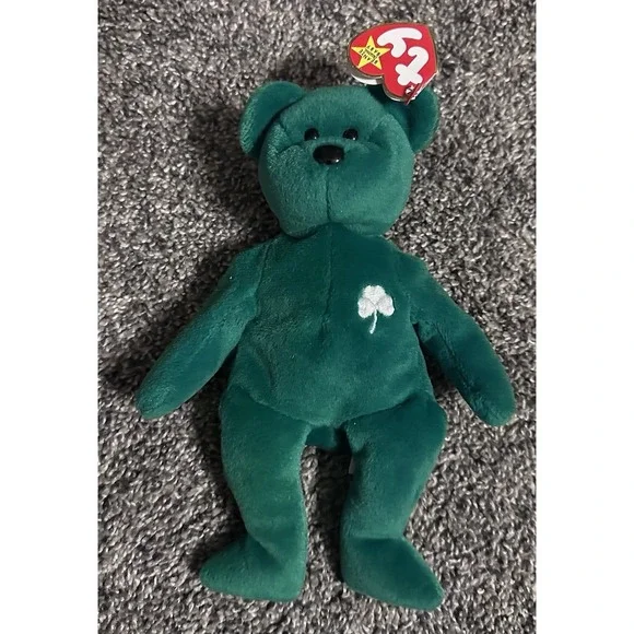 Ty Beanie Baby - ERIN the Irish Bear 8.5 