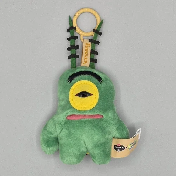 Fuggler x Spongebob Squarepants Metal‎ Keyring Keychain Plush 5