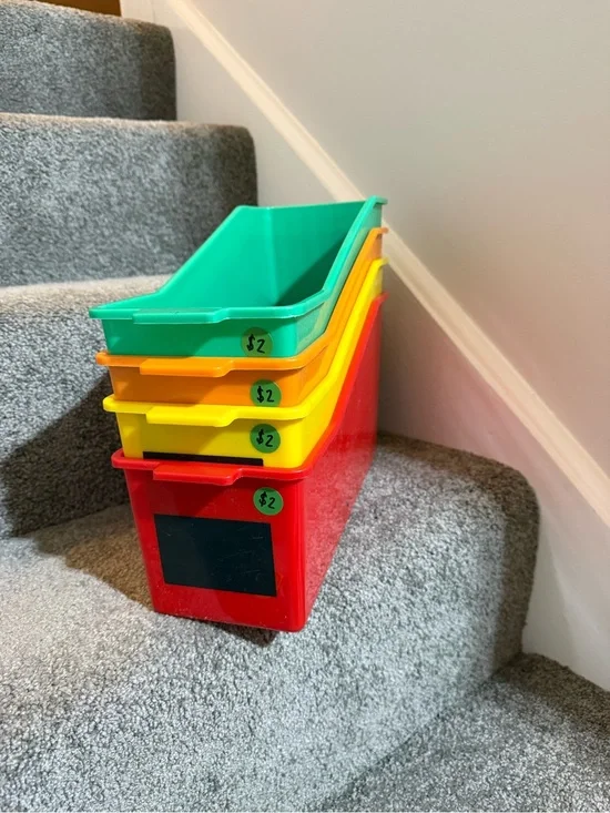 Set of 4 Book Bins