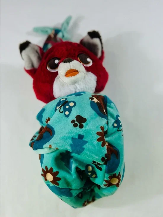Disney Babies Fox & The Hound Tod Plush 11” Stuffed Animal w/ Blanket Rare HTF