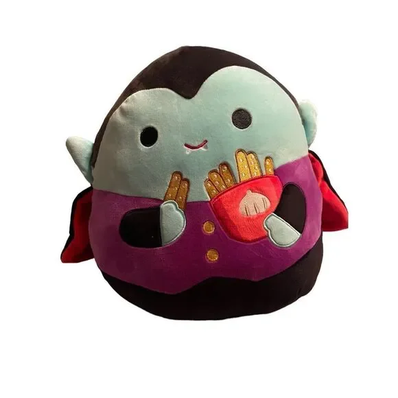 Original Squishmallow Kellytoy Kids Halloween Vince The Vampire Stuffed Animal