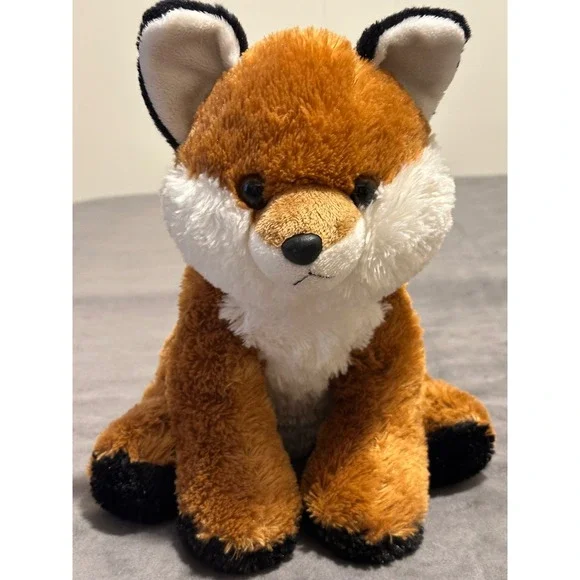 Aurora Destination Nation Red Fox Plush Stuffed Animal Orange White 10 Inch