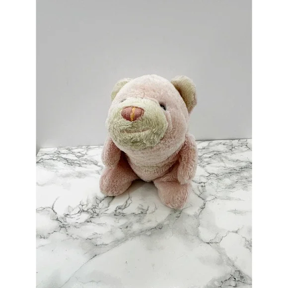 Baby Gund Lil Snuffles Plush Light Pink Teddy‎ Bear 9
