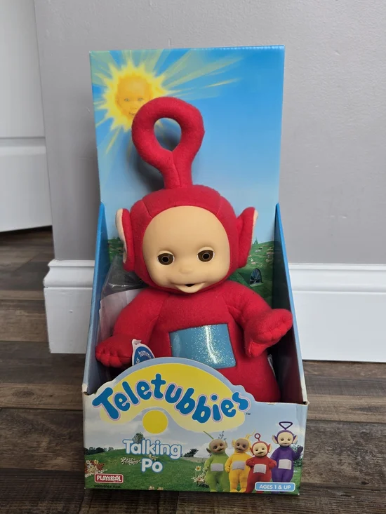 VINTAGE 1996 Playskool Teletubbies Talking Po - NEW IN BOX! Rare 90s Toy