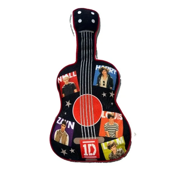 One Direction 1D Plush Guitar Pillow Stuffed Collectible 2013