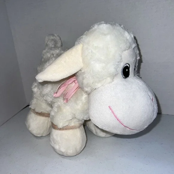 Dan Dee Cream LAMB Sheep Soft Fur 13