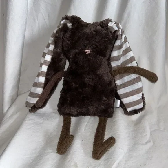 Mila's Zoo Extremely Rare Brown Rabbit‎ Bunny Plush Stuffed Animal P4