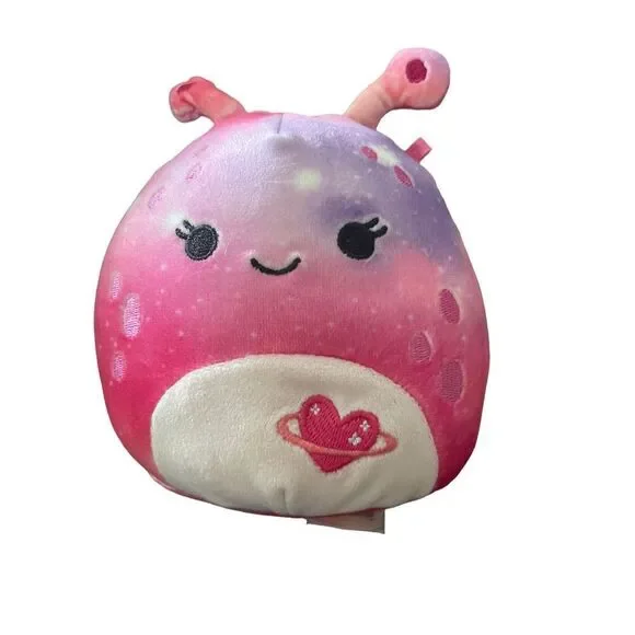 Squishmallows Kid's Multicolor Loraly the Alien Valentine's Plush Stuffed Animal