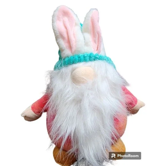 Bunny Rabbit Gnome Plush 15