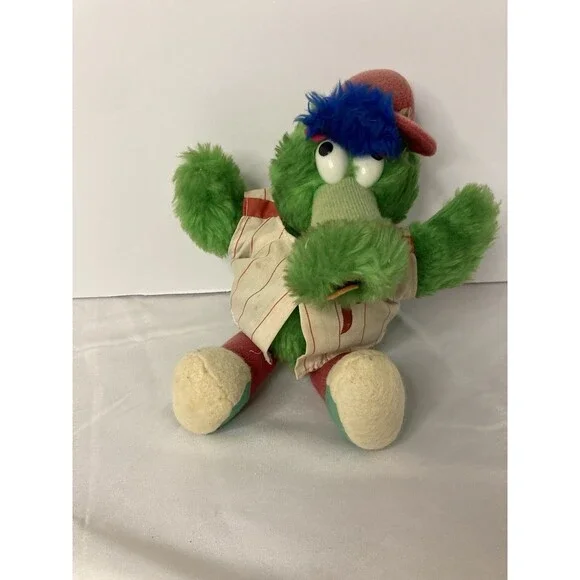 Sesame Street Green Monster Plush Stuffed Animal Baseball Uniform & Cap