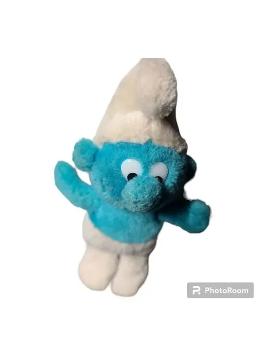 Vintage 1981 Smurf Plush Toy 7
