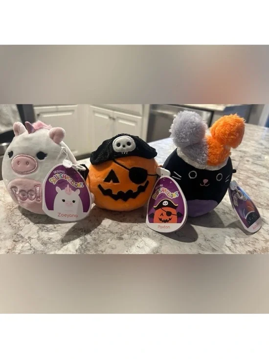 Squishmallow Halloween SET OF 3 NWT 4