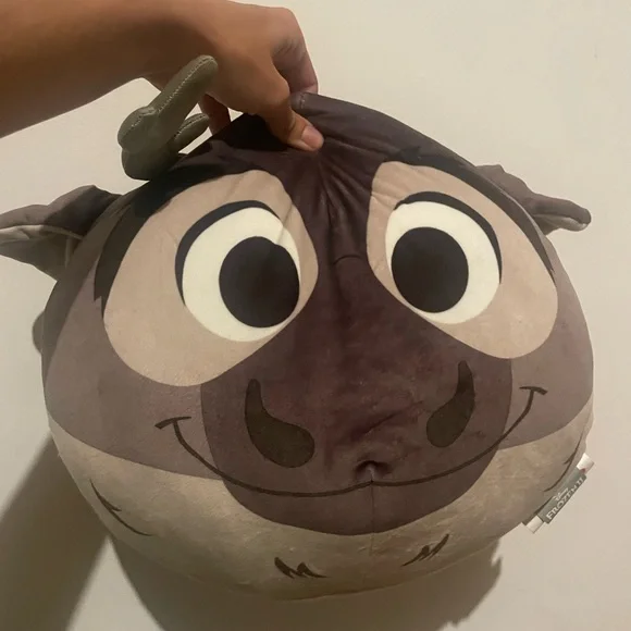 Disney Frozen II Plush Pillow in‎ Beige and Gray
