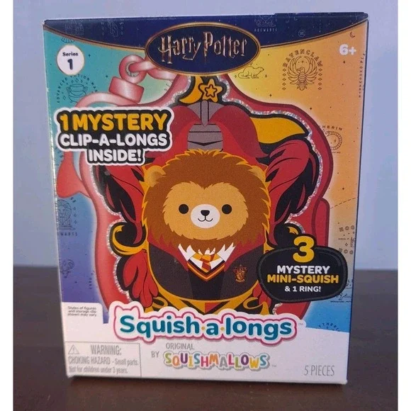 Harry Potter Squish-A-Longs Mystery Mini Squish + Ring Original Squishmallows