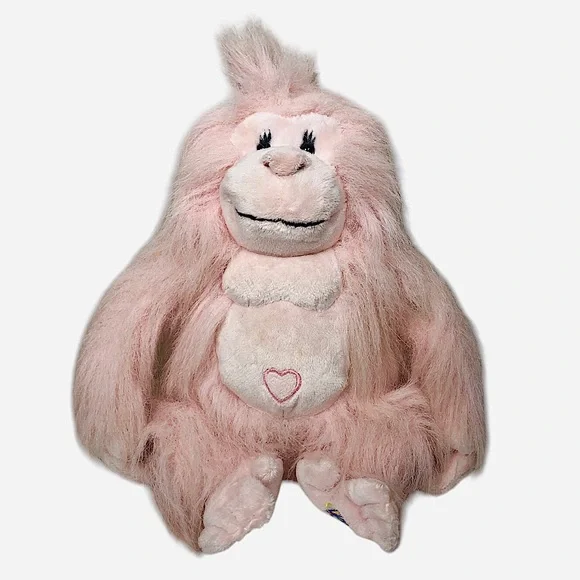 Ganz‎ Glamorous Gorilla Plush Pink Stuffed Animal Toy 9