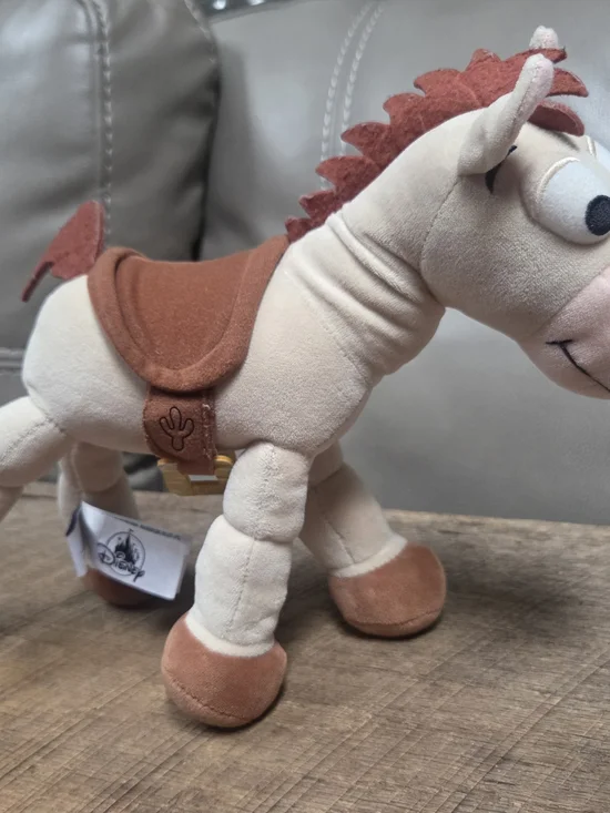 DISNEY PIXAR TOY STORY BULLSEYE PLUSH HORSE w/ POSEABLE LEGS ~ Bin S