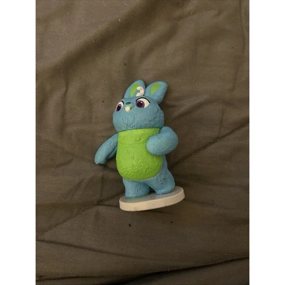 Disney Pixar Toy Story 4 PVC Figure Bunny Cake Topper Figurine Blue Stand