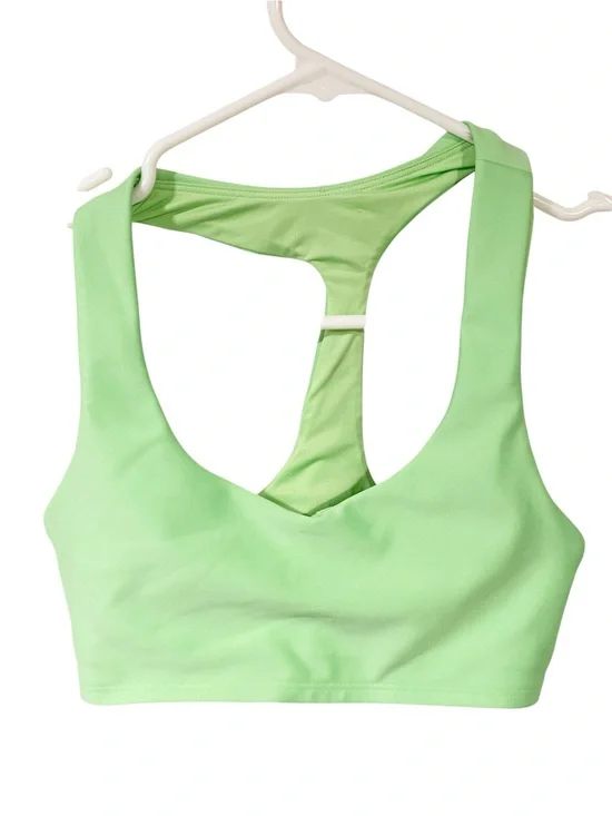 Alo Yoga Airlift Advantage Racerback Sports Bra Green Size XS