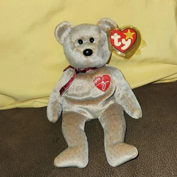 TY Beanie Baby 1999 Signature Bear Holgram Tag RARE