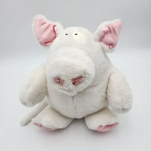 Albert Einswein Pig Plush‎ RARE Sandra Boynton Vintage 1985 Stuffed Animal Toy
