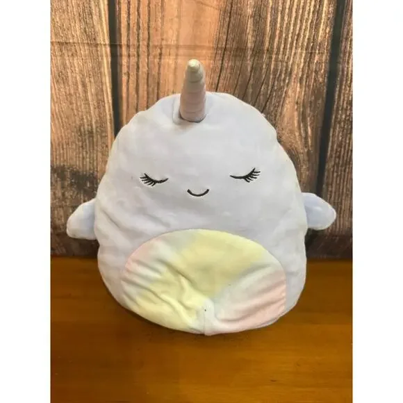 Squishmallows Naomi the Narwhal‎ Plush Stuffed Animal Medium 11