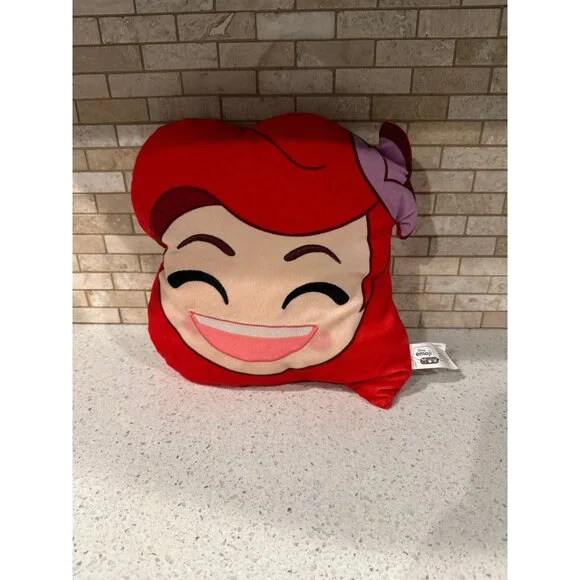 Disney Emoji Little Mermaid Laughing Ariel‎ Pillow