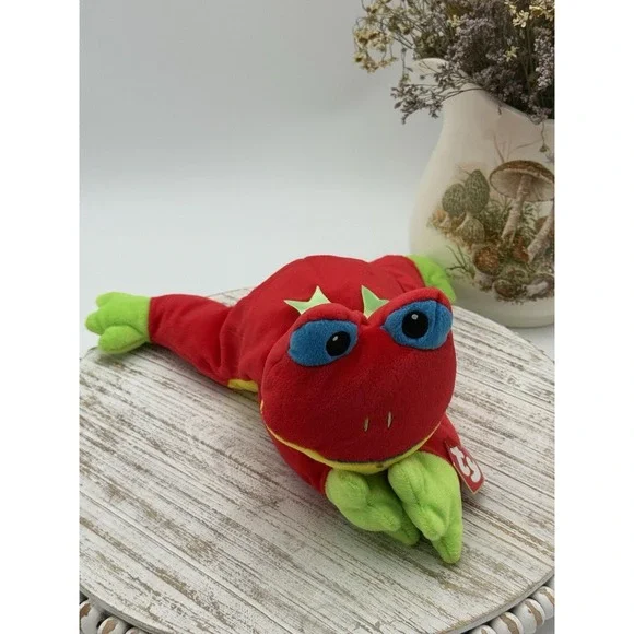 Ty Beanie Babies Ribbit‎ the Frog Mint Condition, The Pillow Pals Collection