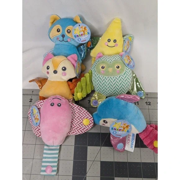 Aurora Snappys Snap Plush Lot Stuffed Animal‎ Toy