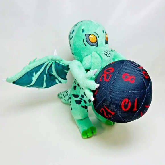 Cthulhu Lovecraft‎ 12 Sided Die Plush Stuffed Toy Goth Emo Cryptid No Tag HTF