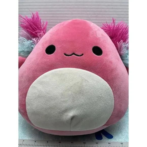 Squishmallows 10” Florent The Pink‎ Axolotl Squishdoo Squishmallow Sealife Plush