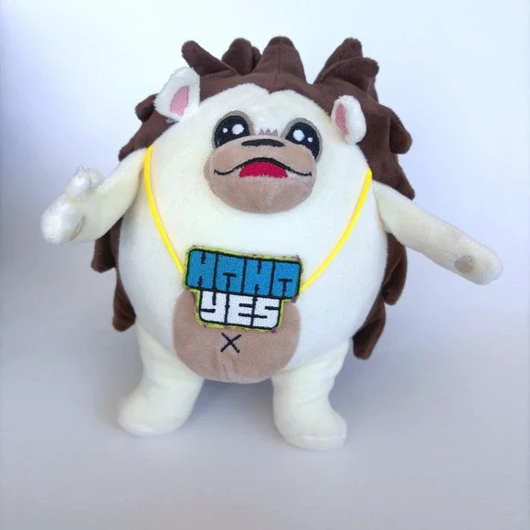 Haha Yes Meme Plush Hedgehog Creature Stuffed Animal‎ Viral Character Toy 8
