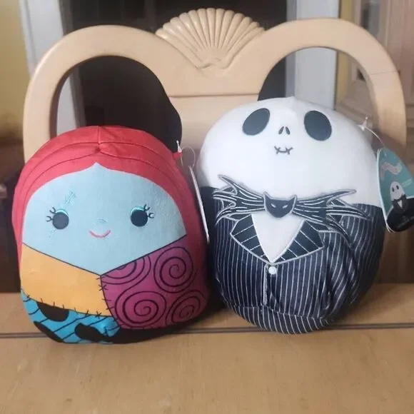 Squishmallow Nightmare before Christmas Jack and Sally 8