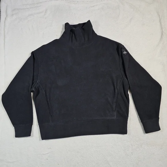 ALO Yoga Dark Turtleneck Sweater