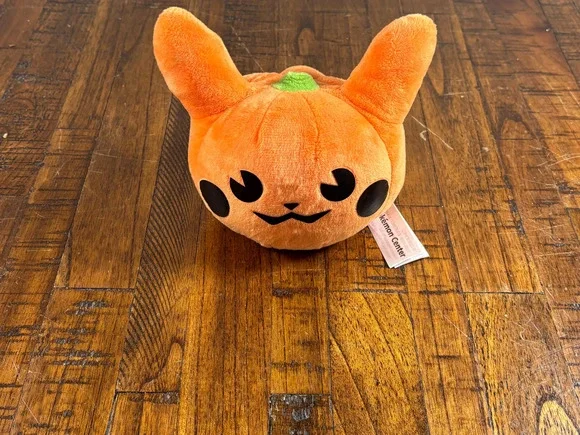 Rare Pokemon Center Halloween Mascot Orange Pumpkin Pikachu Pokémon Plush 2015
