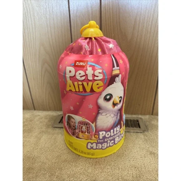 NEW ZURU PETS ALIVE POLLY THE SURPRISE MAGIC BIRD