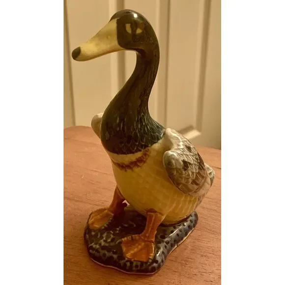 Vintage Mallard Duck Figurine -‎ Hand Painted Occupied Japan 6
