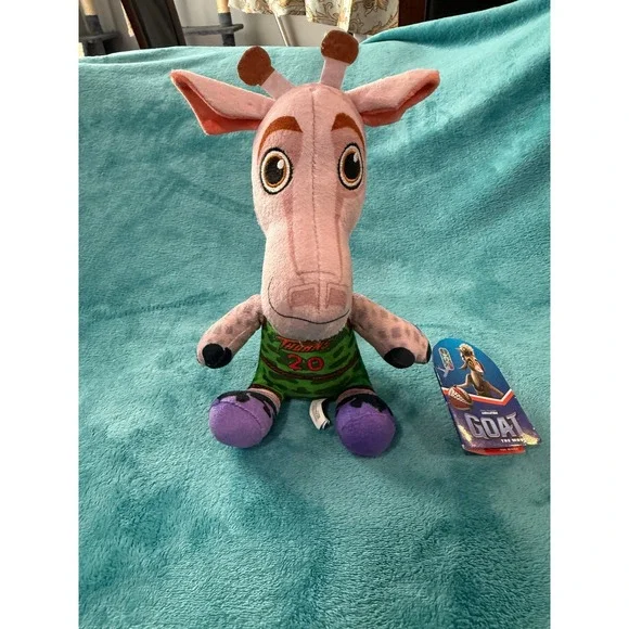 G.O.A.T. The Movie Williamson 20 Giraffe Plush Stuffed Animal Pink Green‎ NWT