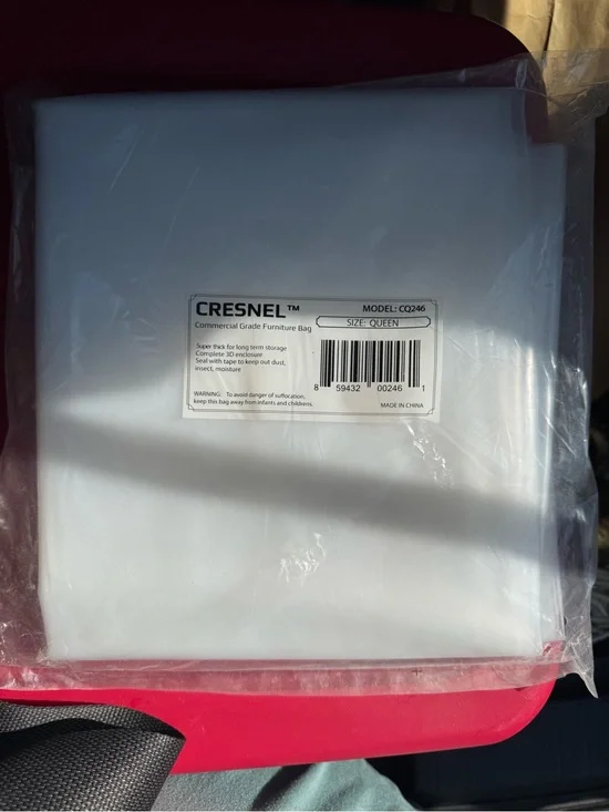 2 CRESNEL Commercial Grade Furniture Bags - White
