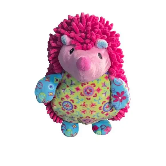 Mary Meyer Plush‎ Hedgehog Pizzazz Prickles Standing Vibrant Pink Stuffed Animal
