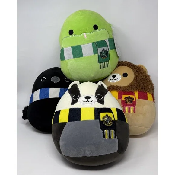 Harry Potter Squishmallows 10” Set (Gryffindor Ravenclaw Slytherin Hufflepuff)