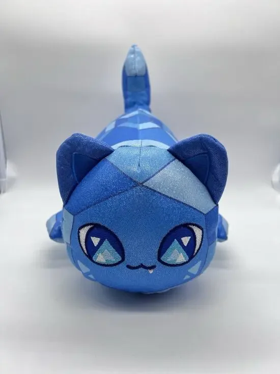 Aphmau MeeMeows SAPPHIRE Blue LARGE PLUSH CAT 12